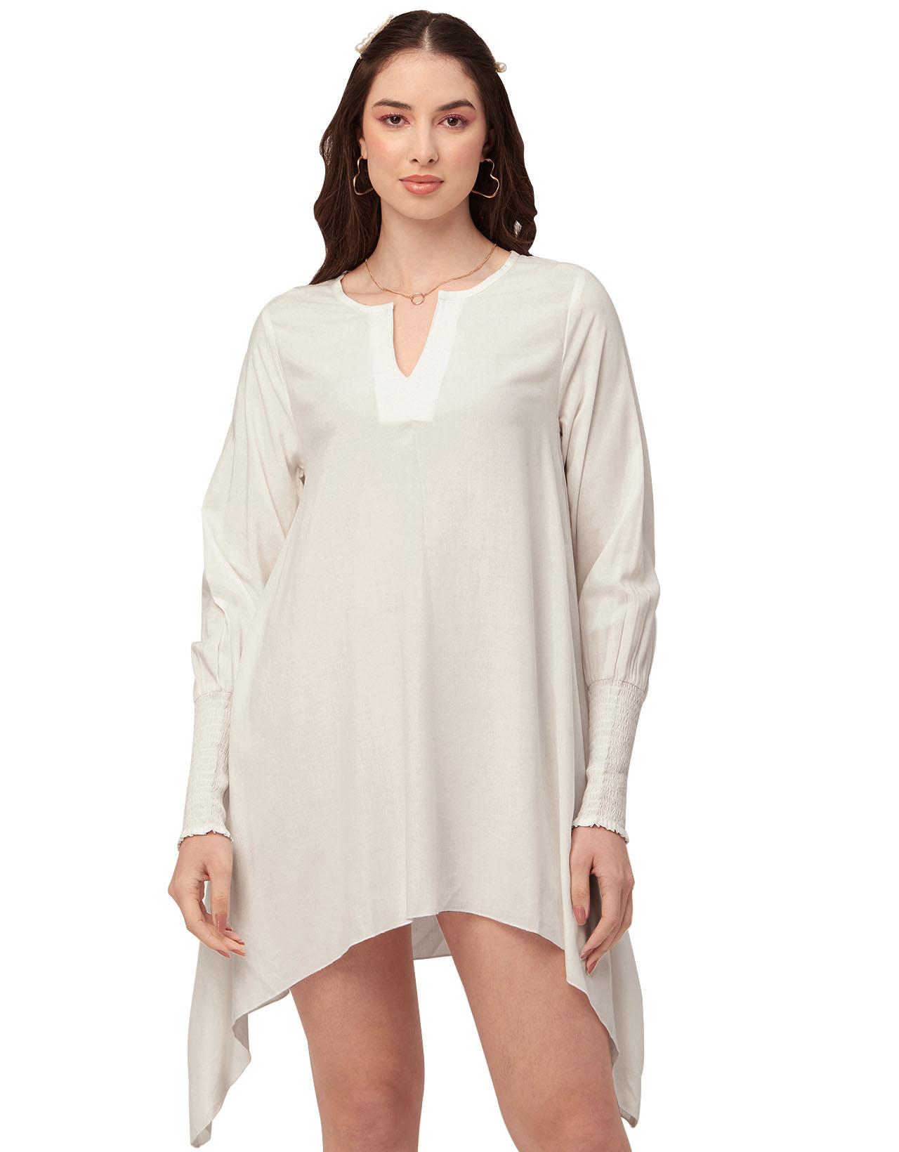 Жіноча однотонна розкльошена сукня Moomaya з віскози та віскози з рукавами з V-подібним вирізом, літо XS білий
Жіноча однотонна розкльошена сукня Moomaya з віскози та віскози з рукавами з V-подібним вирізом, літо XS білий