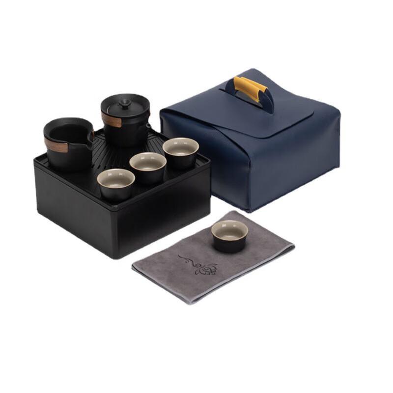 Portable Chinese Ceramic Tea Set with Quick Cup
Portable Chinese Ceramic Tea Set with Quick Cup