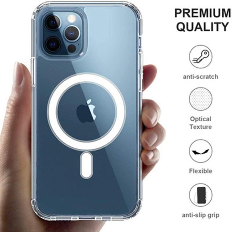 Scratch Resistant Magnetic Case for iPhone 14 Pro Max 6.7 inch Transparent TPU Cover Anti-Drop Slim Case A
Scratch Resistant Magnetic Case for iPhone 14 Pro Max 6.7 inch Transparent TPU Cover Anti-Drop Slim Case A