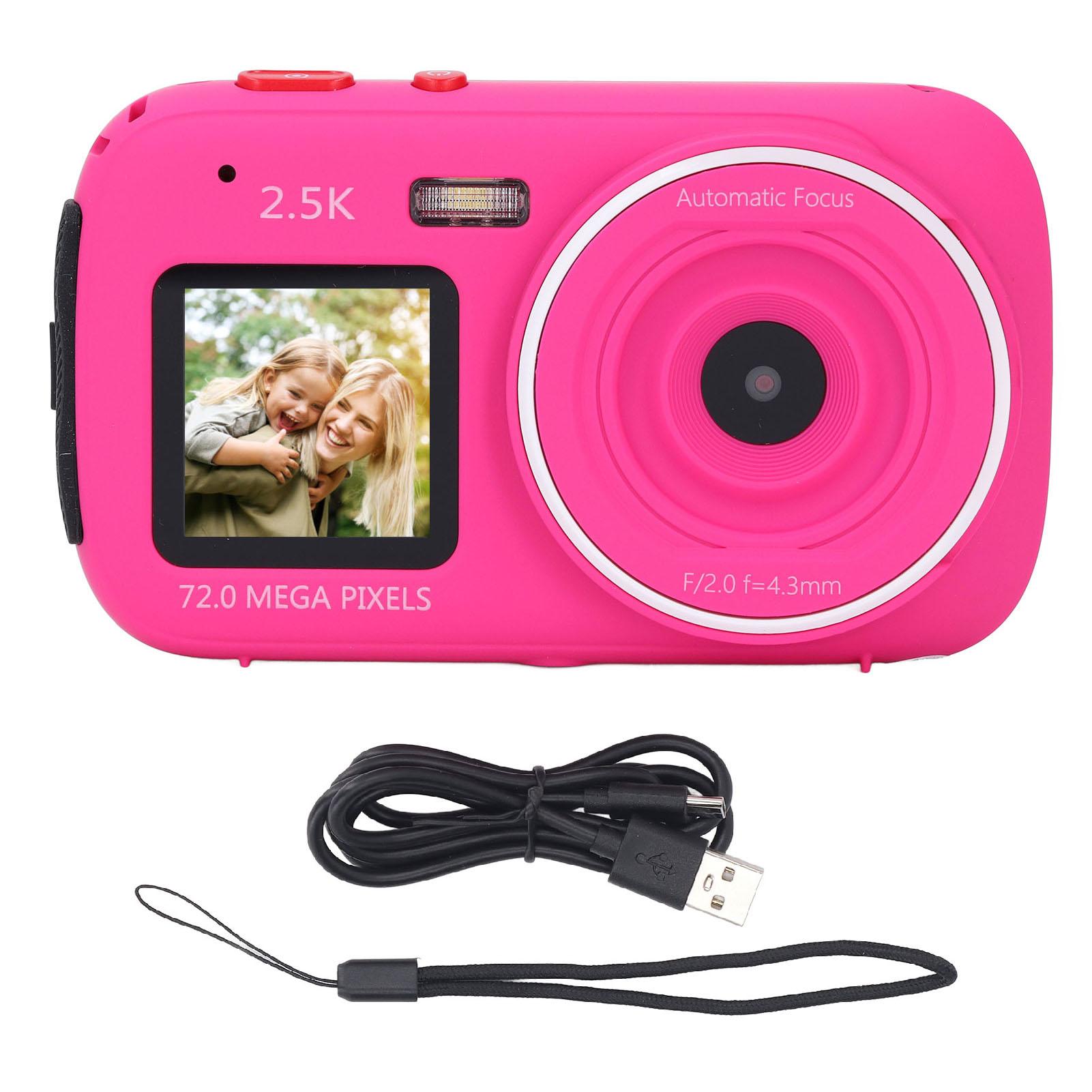 Digital Camera 72MP 2.5K Dual Screen 16X Digital Zoom Autofocus Anti Shake Automatic Light білий
Digital Camera 72MP 2.5K Dual Screen 16X Digital Zoom Autofocus Anti Shake Automatic Light білий