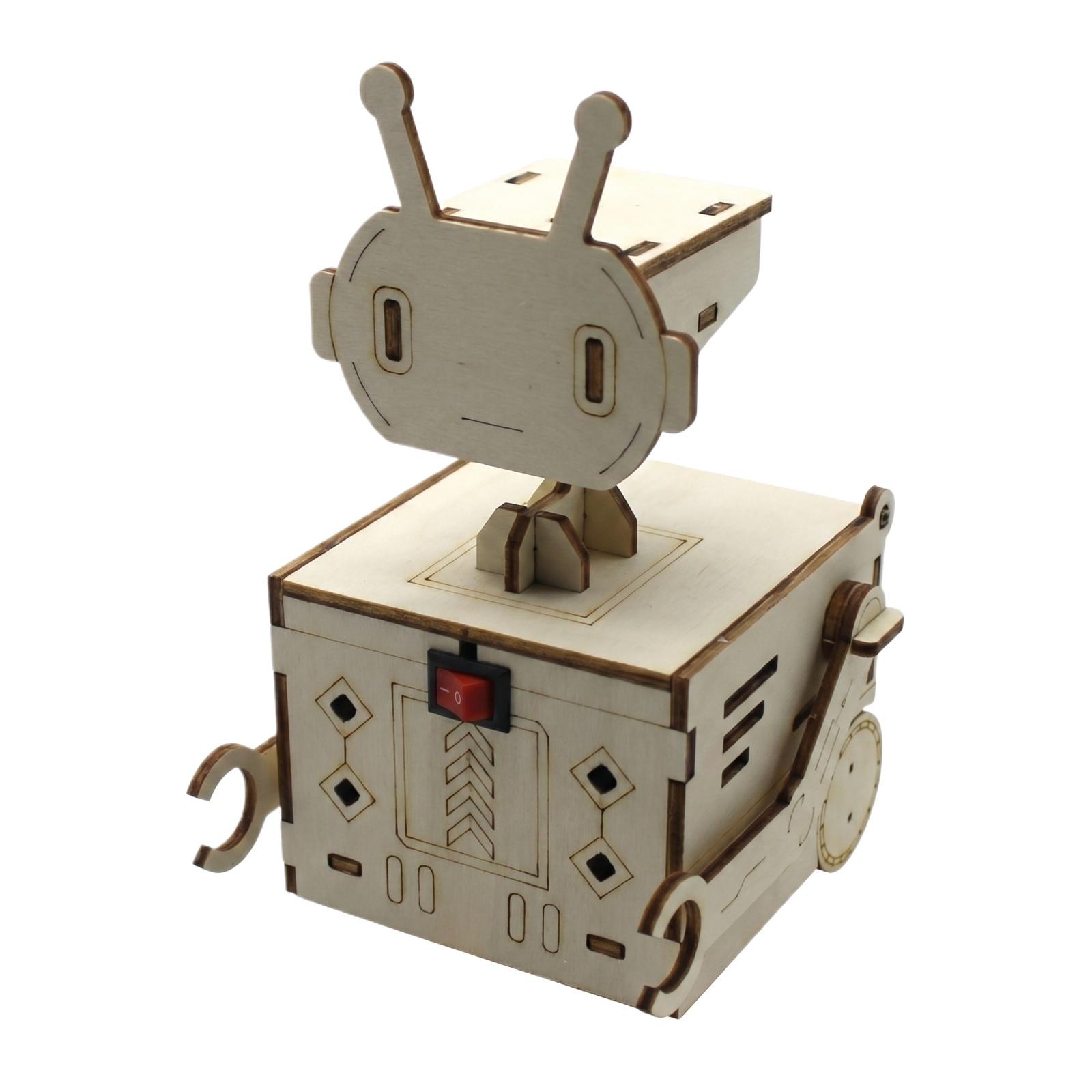 DIY Wooden Robot Model Kit Educational Mechanical Toy Assembly Science STEM Project for Kids and Adults Creative Building Activity One Size
DIY Wooden Robot Model Kit Educational Mechanical Toy Assembly Science STEM Project for Kids and Adults Creative Building Activity One Size