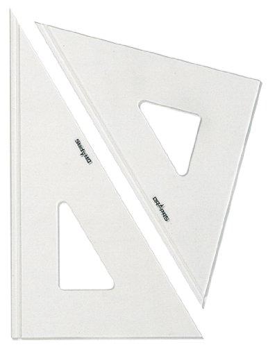 DRAPAS 13436 Triangle Ruler with Grooves, 0.1 inch (3 mm) Thick, 17.7 inches (45 cm)
DRAPAS 13436 Triangle Ruler with Grooves, 0.1 inch (3 mm) Thick, 17.7 inches (45 cm)