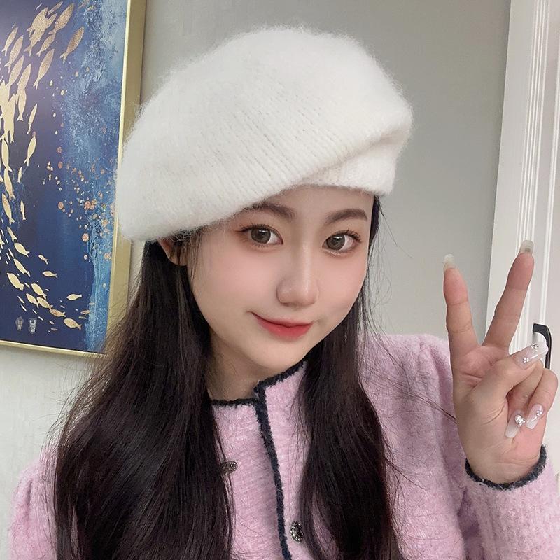 В’язаний берет Жіноча зимова ретро-модна морська волохата однотонна в’язана шапка виглядає маленькою Теплою вовняною малярською шапкою
В’язаний берет Жіноча зимова ретро-модна морська волохата однотонна в’язана шапка виглядає маленькою Теплою вовняною малярською шапкою