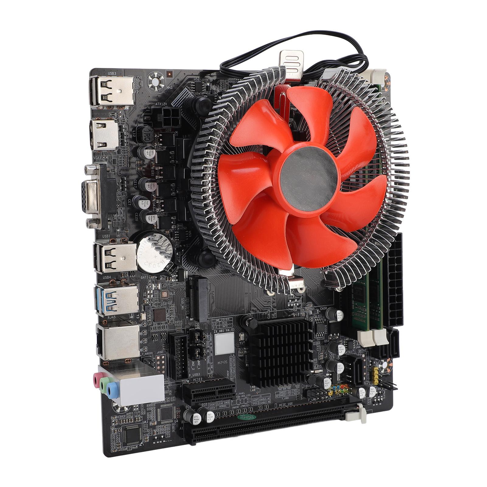 Набір настільної материнської плати H81 з 2-канальною пам яттю DDR3 8 ГБ, високошвидкісним інтерфейсом M.2, PCI-E 16X
Набір настільної материнської плати H81 з 2-канальною пам яттю DDR3 8 ГБ, високошвидкісним інтерфейсом M.2, PCI-E 16X