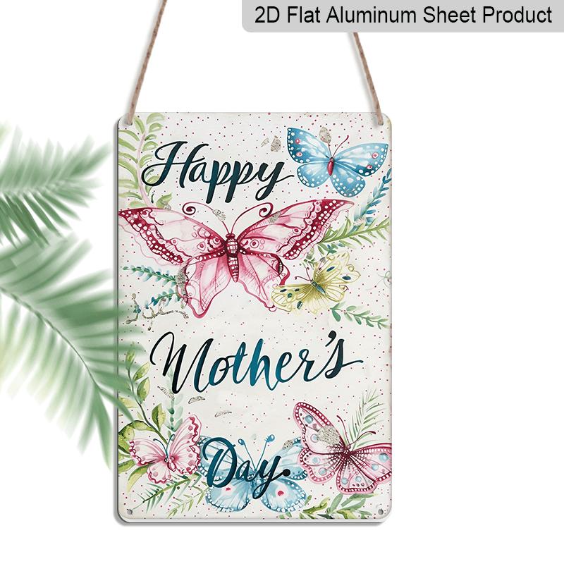 2D Flat, 1pc Vintage Happy Mother s Day Aluminium Sign - 8 x12 Rustic Floral & Butterfly Decor, Colorful Spring Wall Art, Perfect Mother s Day 20*30cm
2D Flat, 1pc Vintage Happy Mother s Day Aluminium Sign - 8 x12 Rustic Floral & Butterfly Decor, Colorful Spring Wall Art, Perfect Mother s Day 20*30cm