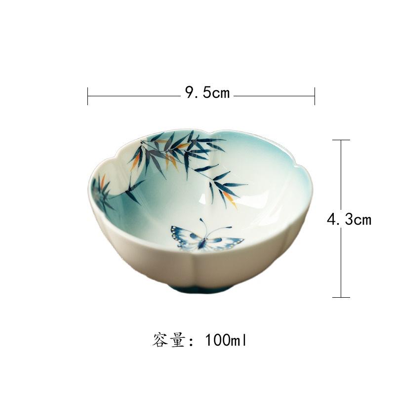 2pc/lot Hand-painted Bamboo Butterfly Teacup Luxury Tea Bowl Jug Tea-tasting Fragrance Cup Chazhan Master Cups Drinkware 100ml As Your Choose
2pc/lot Hand-painted Bamboo Butterfly Teacup Luxury Tea Bowl Jug Tea-tasting Fragrance Cup Chazhan Master Cups Drinkware 100ml As Your Choose