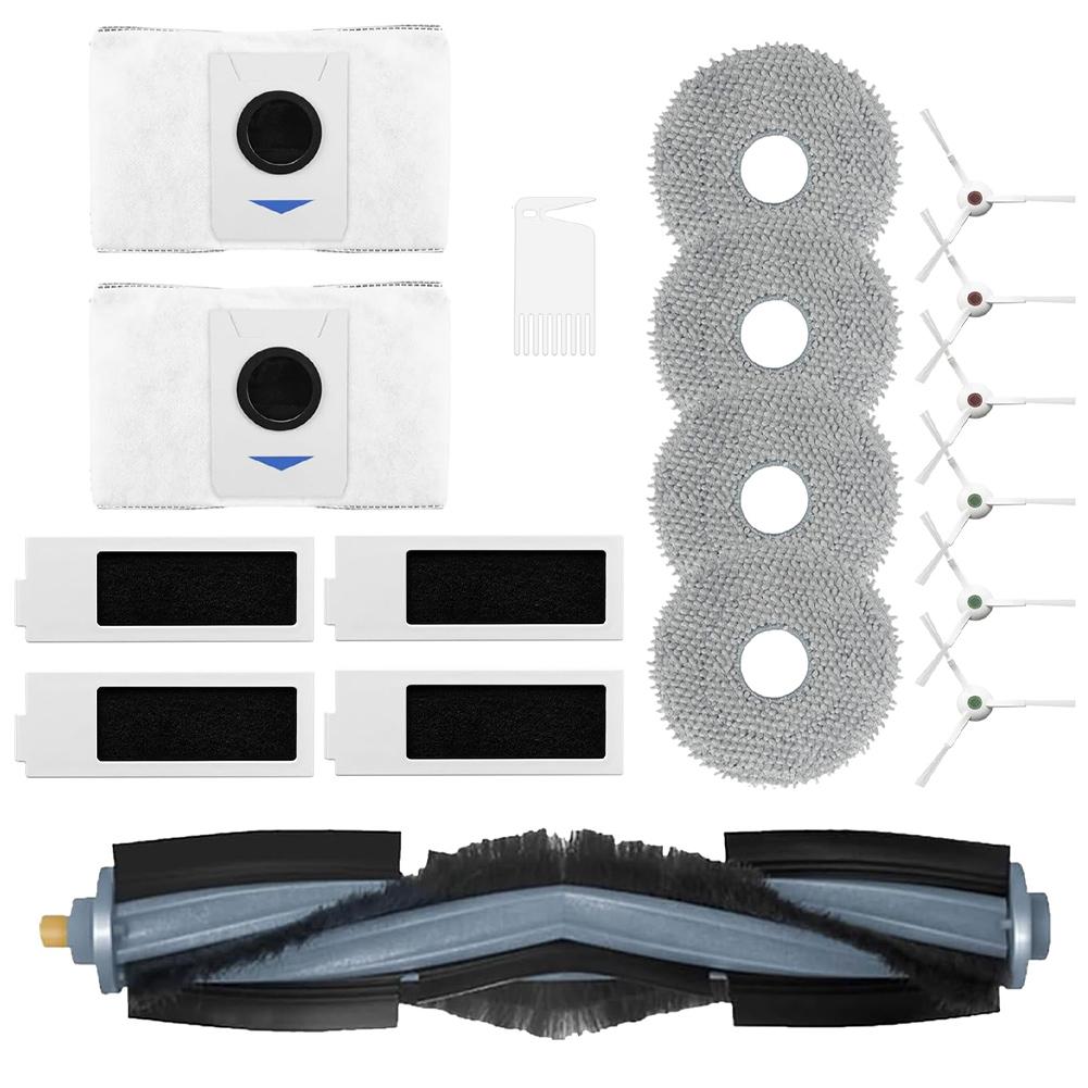 Аксессуары для фильтров с боковой щеткой, мешки для пыли для Deebot T20 Omni
Аксессуары для фильтров с боковой щеткой, мешки для пыли для Deebot T20 Omni