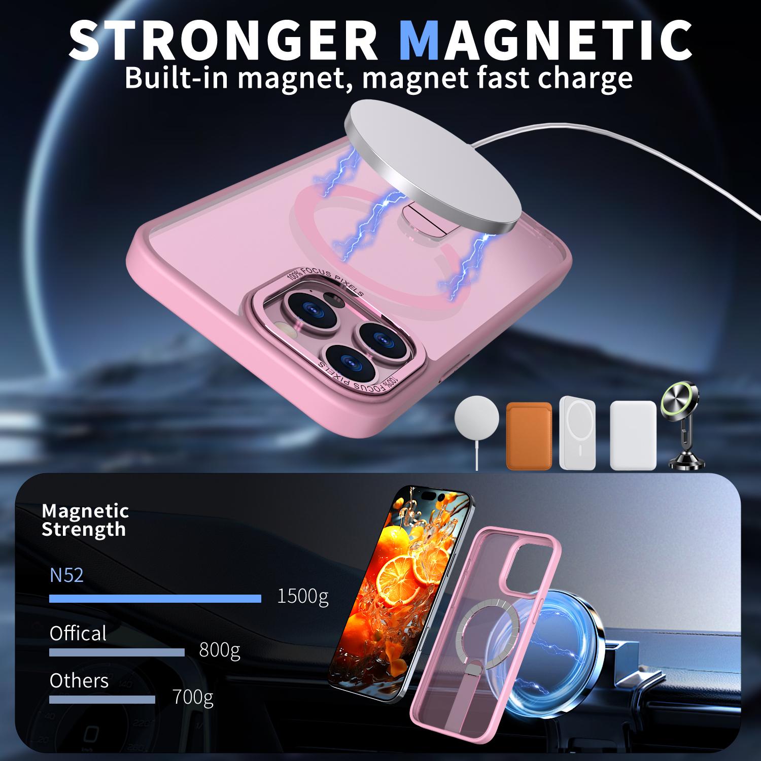 For iPhone 13 Pro Case Compatible with MagSafe Kickstand TPU+Acrylic Phone Cover Black
For iPhone 13 Pro Case Compatible with MagSafe Kickstand TPU+Acrylic Phone Cover Black