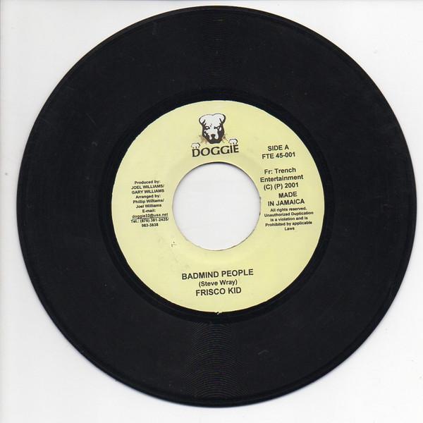 7inch Record FRISCO KID - Badmind People FTE45003 Doggie 2001 Japan Reggae, Ska & Dub Used
7inch Record FRISCO KID - Badmind People FTE45003 Doggie 2001 Japan Reggae, Ska & Dub Used