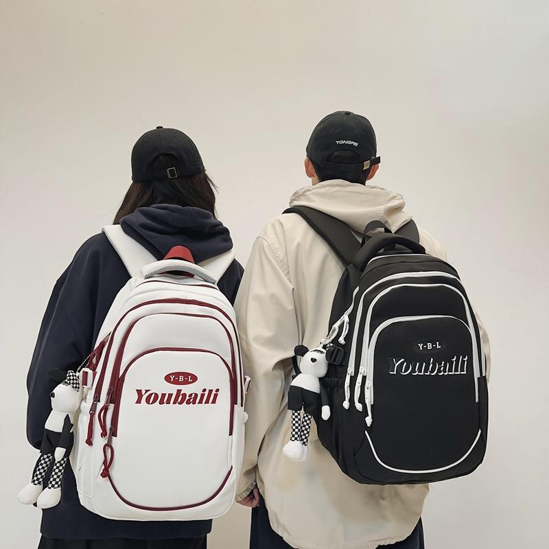 Letter Print Student Schoolbag Unisex Backpack Large Capacity College Style Backpack чорний
Letter Print Student Schoolbag Unisex Backpack Large Capacity College Style Backpack чорний