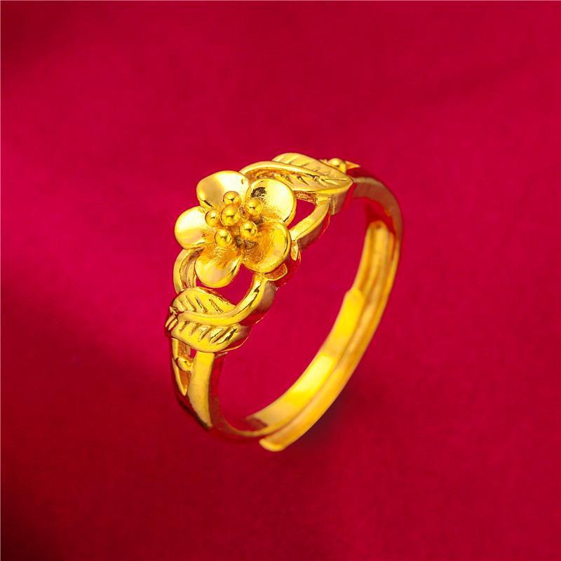 Gold Plated Ring Women S Lucky Flower Open Adjustable Ring Wedding Jewelry Accessories A1
Gold Plated Ring Women S Lucky Flower Open Adjustable Ring Wedding Jewelry Accessories A1