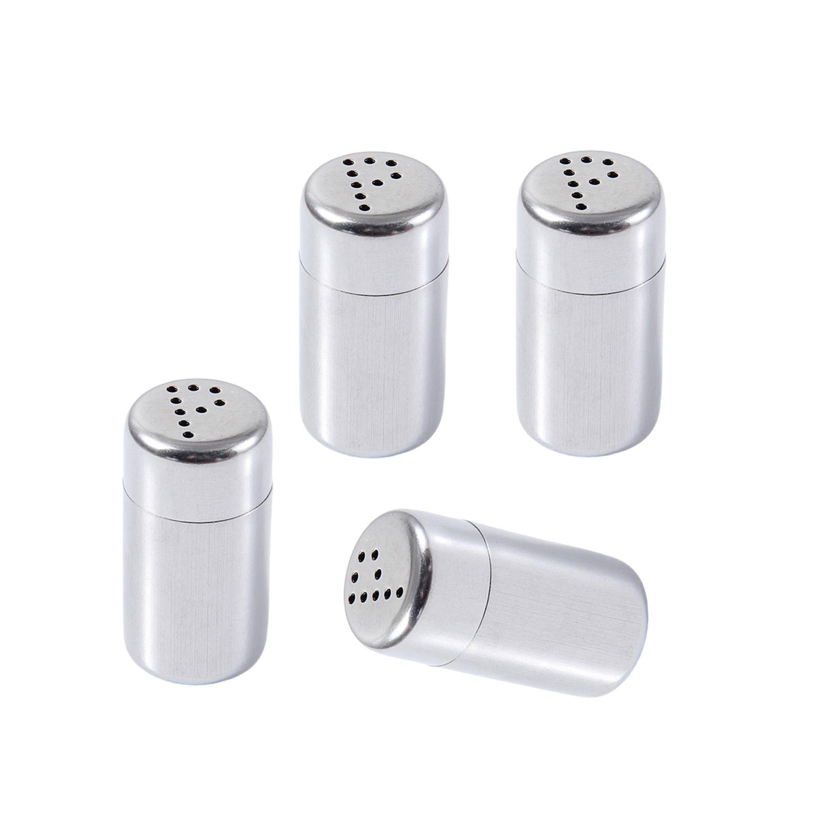 Набор из 4 солонок из нержавеющей стали, баночка для приправ, переносной дозатор специй с крышкой для кемпинга и уличных грилей
Набор из 4 солонок из нержавеющей стали, баночка для приправ, переносной дозатор специй с крышкой для кемпинга и уличных грилей