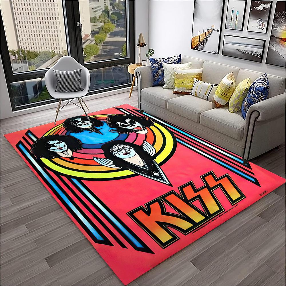 Ретро KISS Rock Band Килимок для дому Вітальня Спальня Ігрова кімната Диван Кухня Декор придверних килимків, Дитячий килимок Нековзкий килимок 100x150cm
Ретро KISS Rock Band Килимок для дому Вітальня Спальня Ігрова кімната Диван Кухня Декор придверних килимків, Дитячий килимок Нековзкий килимок 100x150cm