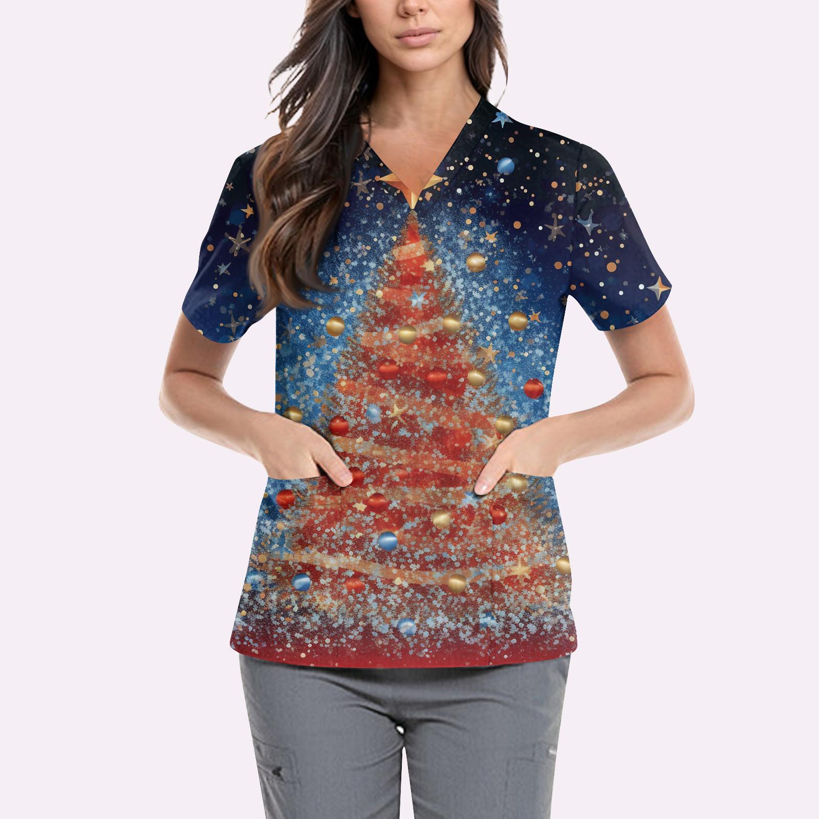 Женская симпатичная принтованная рабочая одежда с V-образным вырезом, двухслойными карманами, базовым коротким рукавом, пуловером ко Дню святого Валентина XXXL винный
Женская симпатичная принтованная рабочая одежда с V-образным вырезом, двухслойными карманами, базовым коротким рукавом, пуловером ко Дню святого Валентина XXXL винный