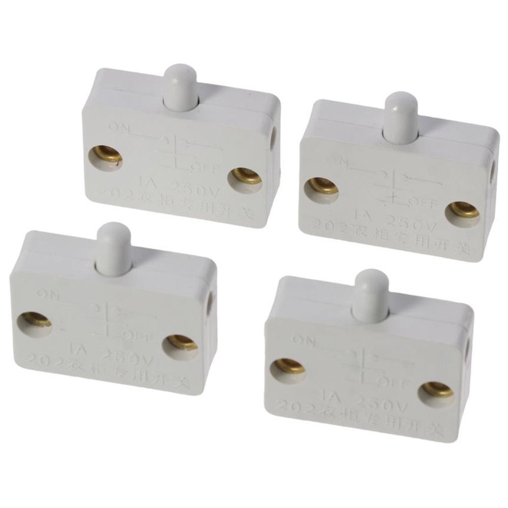 4pcs Silver Wardrobe Light Switc PA Press Switch Portable Cabinet Door Control Switch Electrician
4pcs Silver Wardrobe Light Switc PA Press Switch Portable Cabinet Door Control Switch Electrician