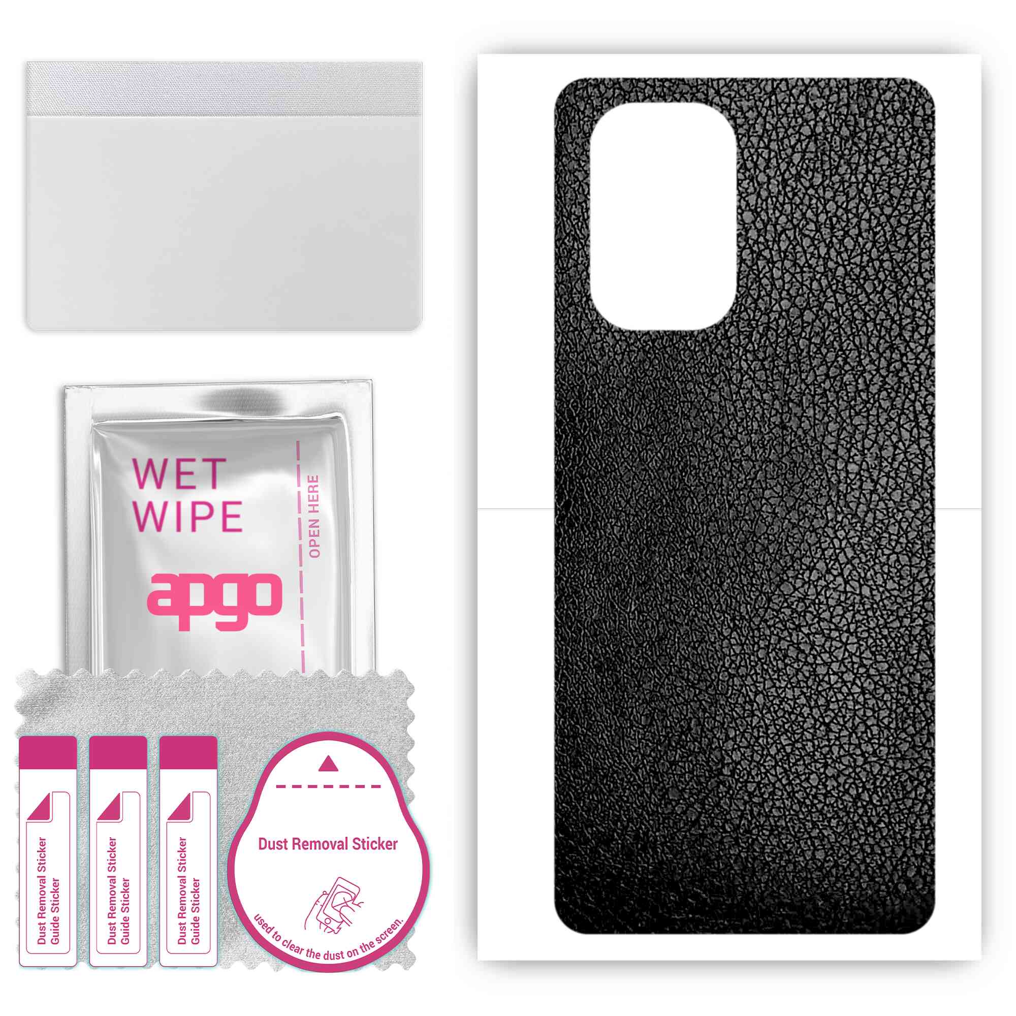 apgo Protective Skin Sticker for the back compatible with Xiaomi Mi 11X, Wrap Film, Foil, Vinyl - Pattern Black Leather
apgo Protective Skin Sticker for the back compatible with Xiaomi Mi 11X, Wrap Film, Foil, Vinyl - Pattern Black Leather