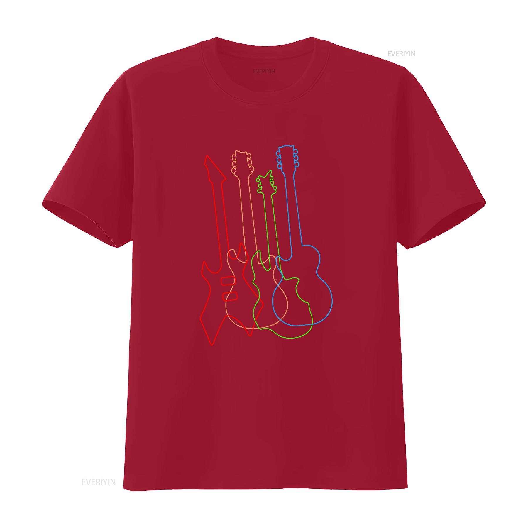 Guitars Electric T Shirt Colored Acoustic Classical For vintage Washed Slightly Breathable Versatile Soft Casual Comfortable S
Guitars Electric T Shirt Colored Acoustic Classical For vintage Washed Slightly Breathable Versatile Soft Casual Comfortable S