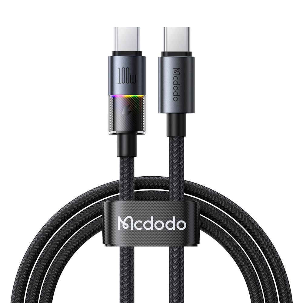 MCDODO CA-8200 1.2м PD 100Вт Кабель для швидкої зарядки з кольоровим LED-індикатором USB C до USB C Кабель для передачі даних A
MCDODO CA-8200 1.2м PD 100Вт Кабель для швидкої зарядки з кольоровим LED-індикатором USB C до USB C Кабель для передачі даних A