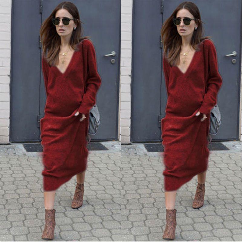 Elegant Woman Fashion V-neck Long Sleeve Winter Sweater Dress For Stylish Looks Tag XL=US M красный
Elegant Woman Fashion V-neck Long Sleeve Winter Sweater Dress For Stylish Looks Tag XL=US M красный