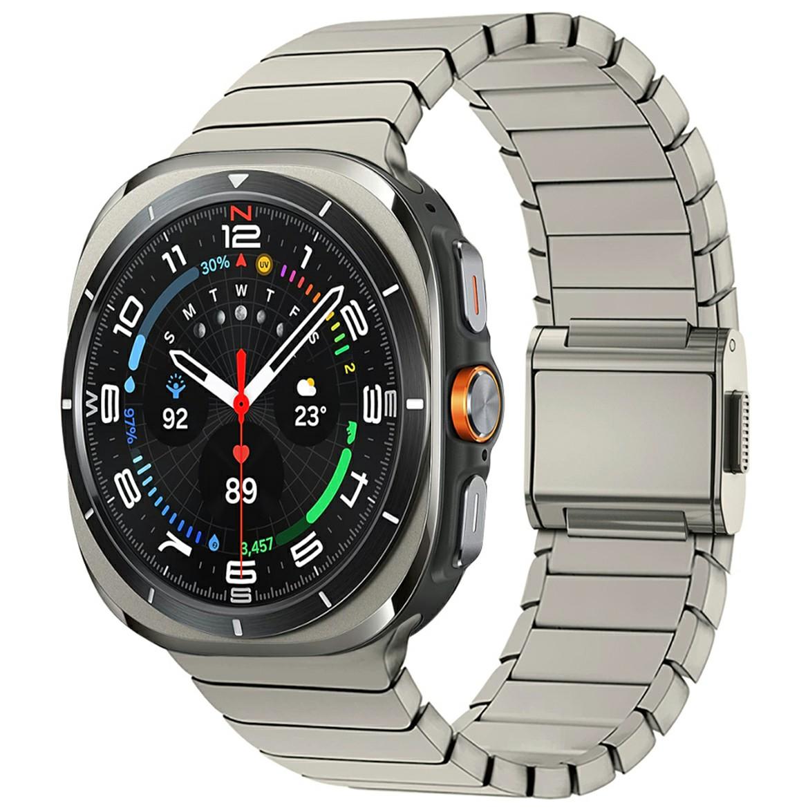 For Samsung Galaxy Watch Ultra 47mm Band Stainless Steel Replacement Watch Strap Black
For Samsung Galaxy Watch Ultra 47mm Band Stainless Steel Replacement Watch Strap Black