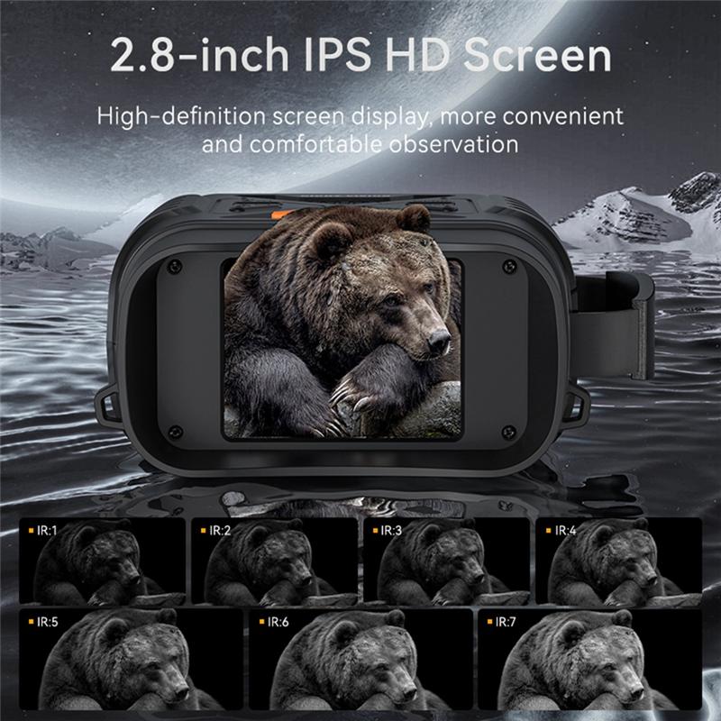A23I-New 4K Low Light Full Color Night Vision Binoculars Large Screen Ultra High Definition Infrared Outdoor Telescope чорний
A23I-New 4K Low Light Full Color Night Vision Binoculars Large Screen Ultra High Definition Infrared Outdoor Telescope чорний