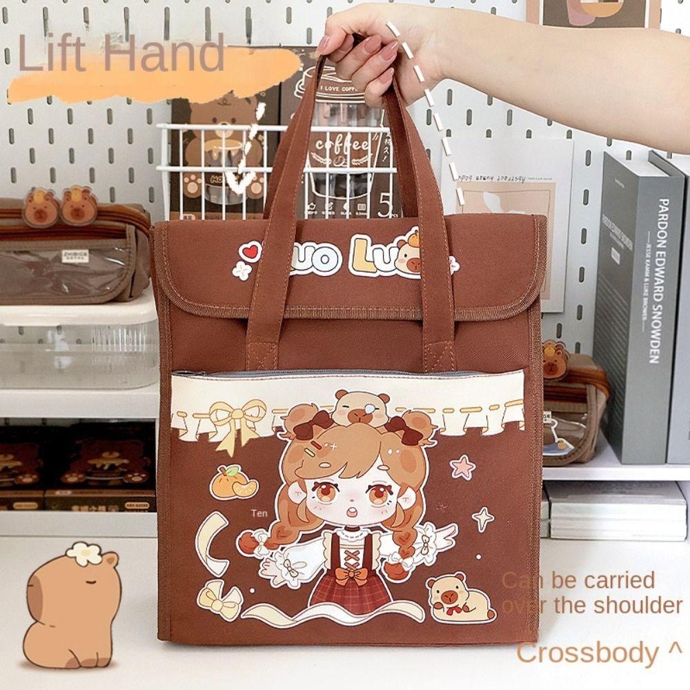 Multifunction Capybara Tote School Bag Large-capacity A4 File Tutorial Bags Training Class
Multifunction Capybara Tote School Bag Large-capacity A4 File Tutorial Bags Training Class