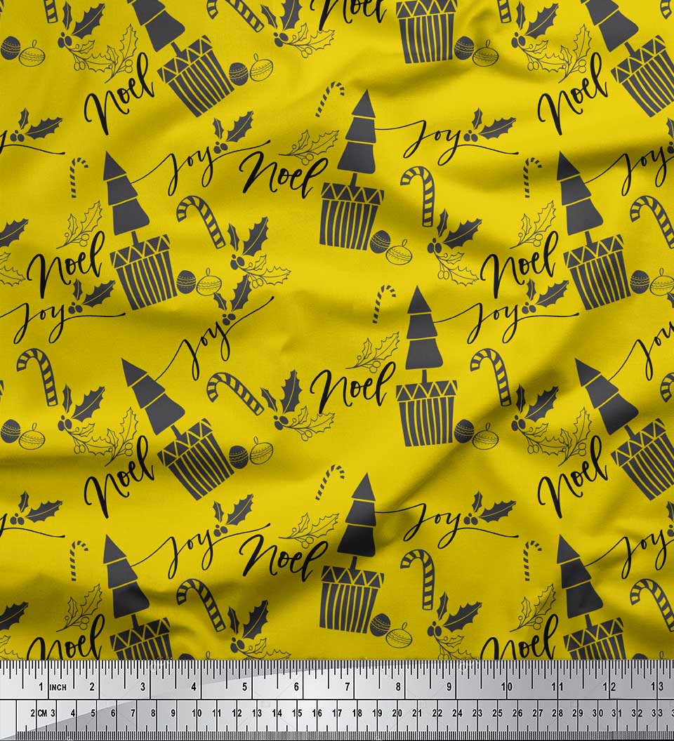 Soimoi Yellow Cotton Voile Fabric Christmas Theme Party Print Fabric by the metre 56 Inch 42 Inch Wide - Cotton Voile жовтий
Soimoi Yellow Cotton Voile Fabric Christmas Theme Party Print Fabric by the metre 56 Inch 42 Inch Wide - Cotton Voile жовтий