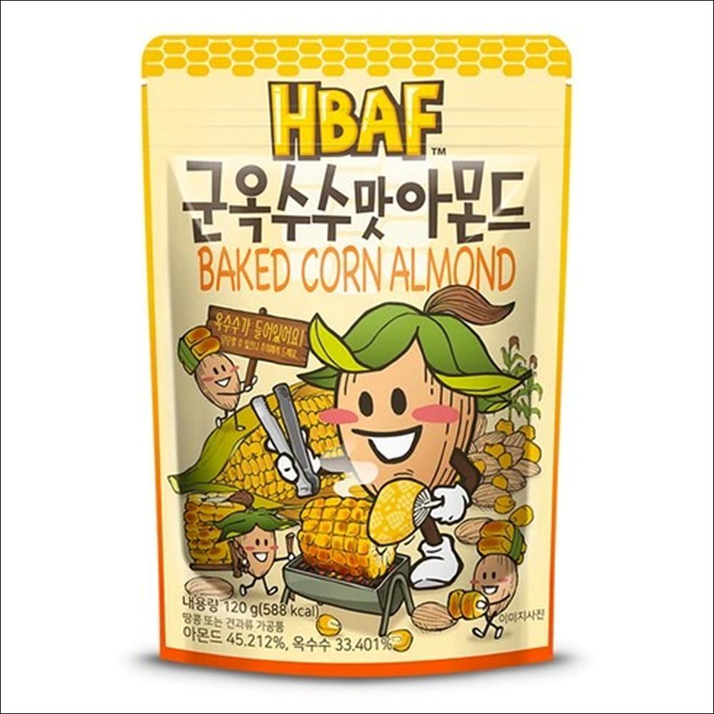 HBAF Baked Corn Almond (Roasted Corn & Savory Almonds) 120g x 1pack / 2pack / 3pack / 5pack 120g x 1pack
HBAF Baked Corn Almond (Roasted Corn & Savory Almonds) 120g x 1pack / 2pack / 3pack / 5pack 120g x 1pack