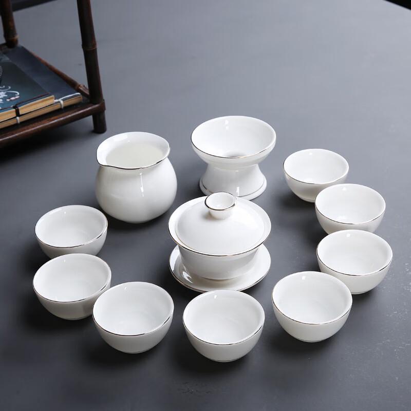 Dehua White Porcelain Gaiwan Tea Set
Dehua White Porcelain Gaiwan Tea Set