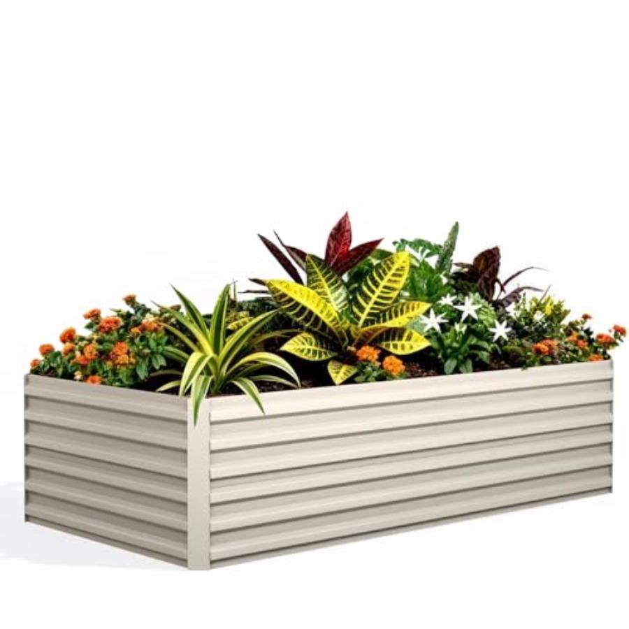 8x4x2 ft Galvanized Raised Garden Bed 24 Tall Metal Planter Box for Flowers Vegetables Rust-Resistant Raised Garden Beds for Ga United States
8x4x2 ft Galvanized Raised Garden Bed 24 Tall Metal Planter Box for Flowers Vegetables Rust-Resistant Raised Garden Beds for Ga United States