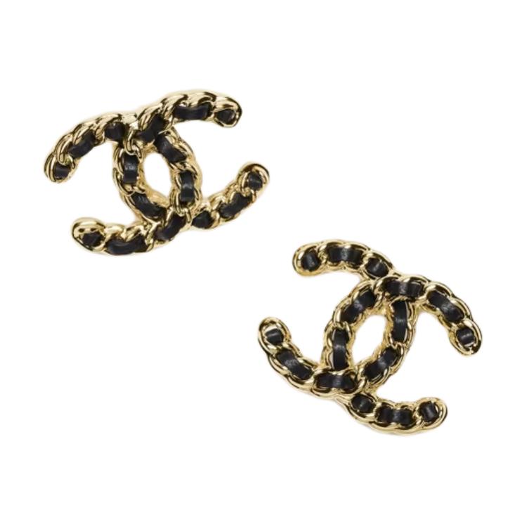 Chanel Double C Metal Lambskin Earrings Women Earrings Black Gold ABD671-B17149-NZ521 Box+Shopping Bag
Chanel Double C Metal Lambskin Earrings Women Earrings Black Gold ABD671-B17149-NZ521 Box+Shopping Bag