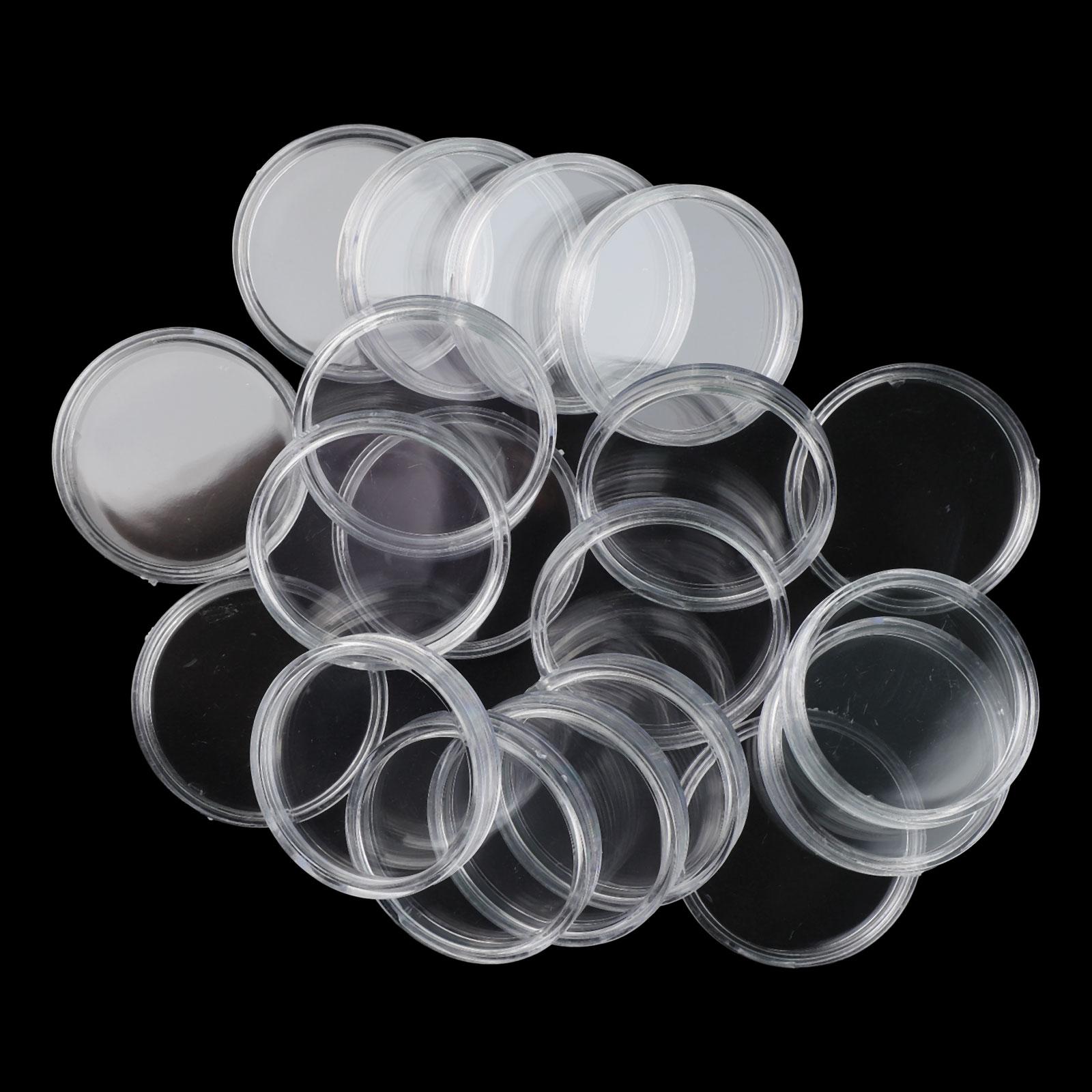 Pack of 100 Clear 32mm Coin Storage Boxes PS Capsules Portable Round Holders for Collecting and Storing Tokens China Mainland
Pack of 100 Clear 32mm Coin Storage Boxes PS Capsules Portable Round Holders for Collecting and Storing Tokens China Mainland