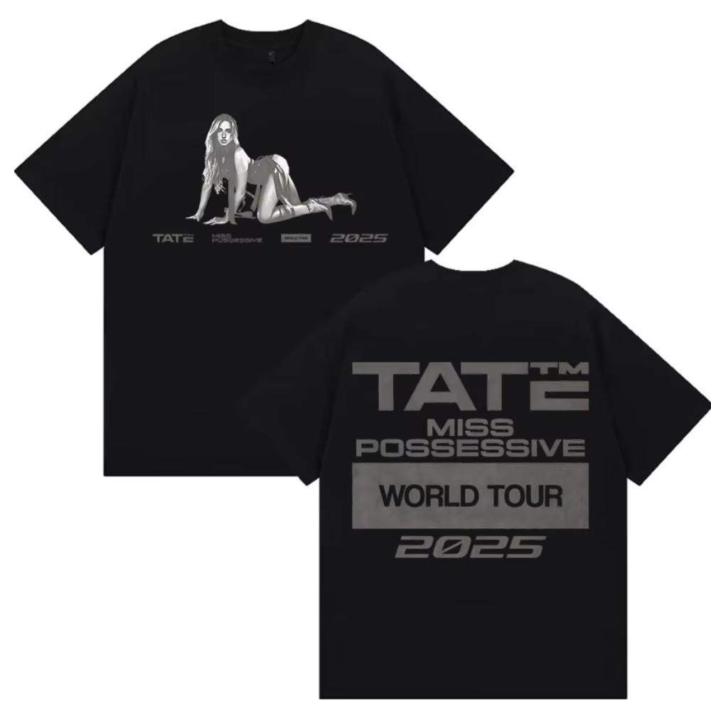 90s Vintage Tate McRae Miss Possessive Tour 2026 New T Shirts Men Women s Hip Hop Fashion Cotton Short Sleeve T-shirt Streetwear 5XL різнокольоровий
90s Vintage Tate McRae Miss Possessive Tour 2026 New T Shirts Men Women s Hip Hop Fashion Cotton Short Sleeve T-shirt Streetwear 5XL різнокольоровий
