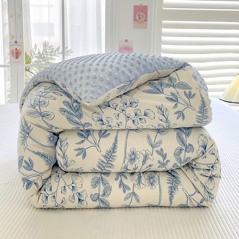 Class A Crinkle Gauze Cotton Doudou Quilt - Thickened Velvet Soybean Comforter for Winter, Single/Double Bed, Dormitory. 150x200cm 3kg
Class A Crinkle Gauze Cotton Doudou Quilt - Thickened Velvet Soybean Comforter for Winter, Single/Double Bed, Dormitory. 150x200cm 3kg