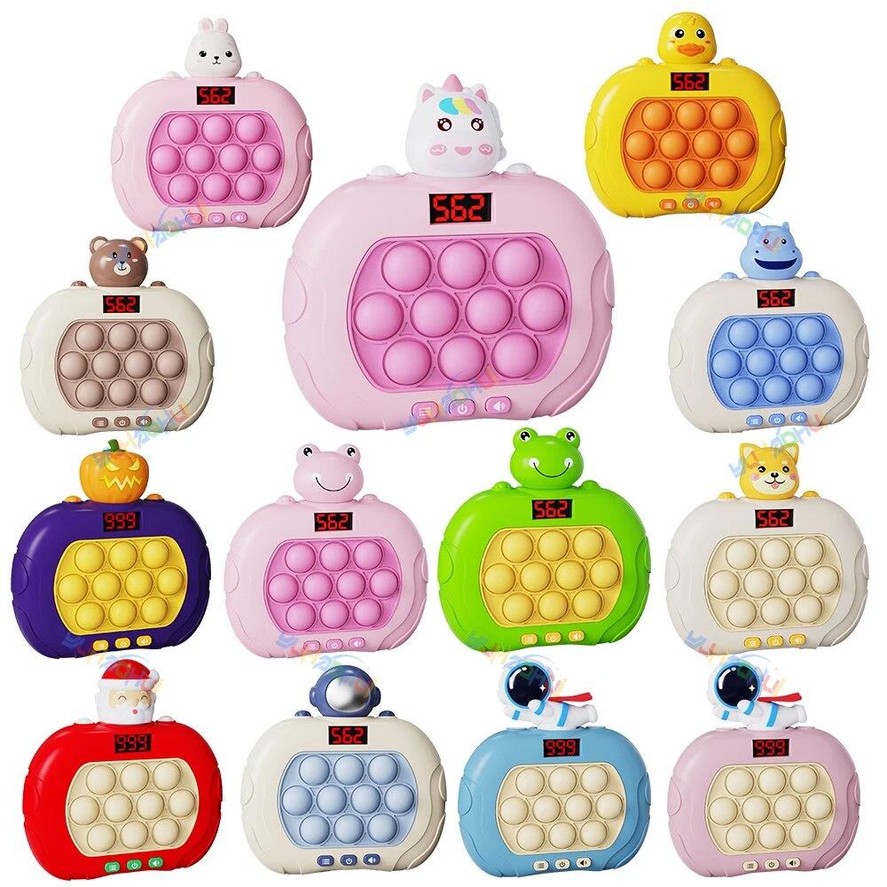 Электронная игровая консоль Pop Push Quick Push 999 уровня со светодиодным экраном, подходящая для игрушек-игрушек для взрослых и детей на Рождество
Электронная игровая консоль Pop Push Quick Push 999 уровня со светодиодным экраном, подходящая для игрушек-игрушек для взрослых и детей на Рождество