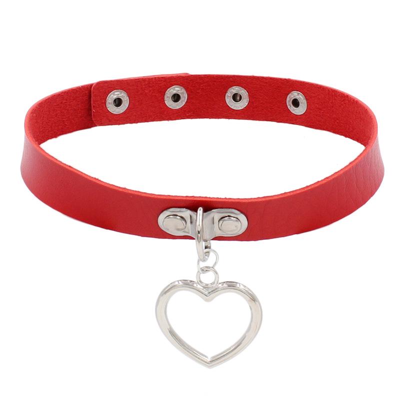 Ожерелье-чокер с подвеской в виде сердца из искусственной кожи в стиле панк-готика в стиле Харадзюку для девочек красный
Ожерелье-чокер с подвеской в виде сердца из искусственной кожи в стиле панк-готика в стиле Харадзюку для девочек красный