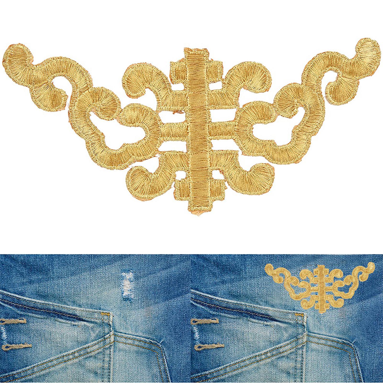 4 шт. Вышитая нашивка Пришивная тканевая наклейка DIY Аппликация Рукоделие Украшение Аксессуары для одежды Золото
4 шт. Вышитая нашивка Пришивная тканевая наклейка DIY Аппликация Рукоделие Украшение Аксессуары для одежды Золото