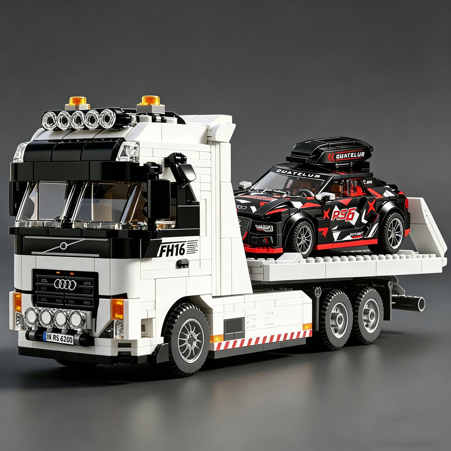 2026 FH16 rescue trailer 6x4 heavy-duty towing vehicle assembled building block trailer model truck toy boy RS6 station wagon NO BOX
2026 FH16 rescue trailer 6x4 heavy-duty towing vehicle assembled building block trailer model truck toy boy RS6 station wagon NO BOX