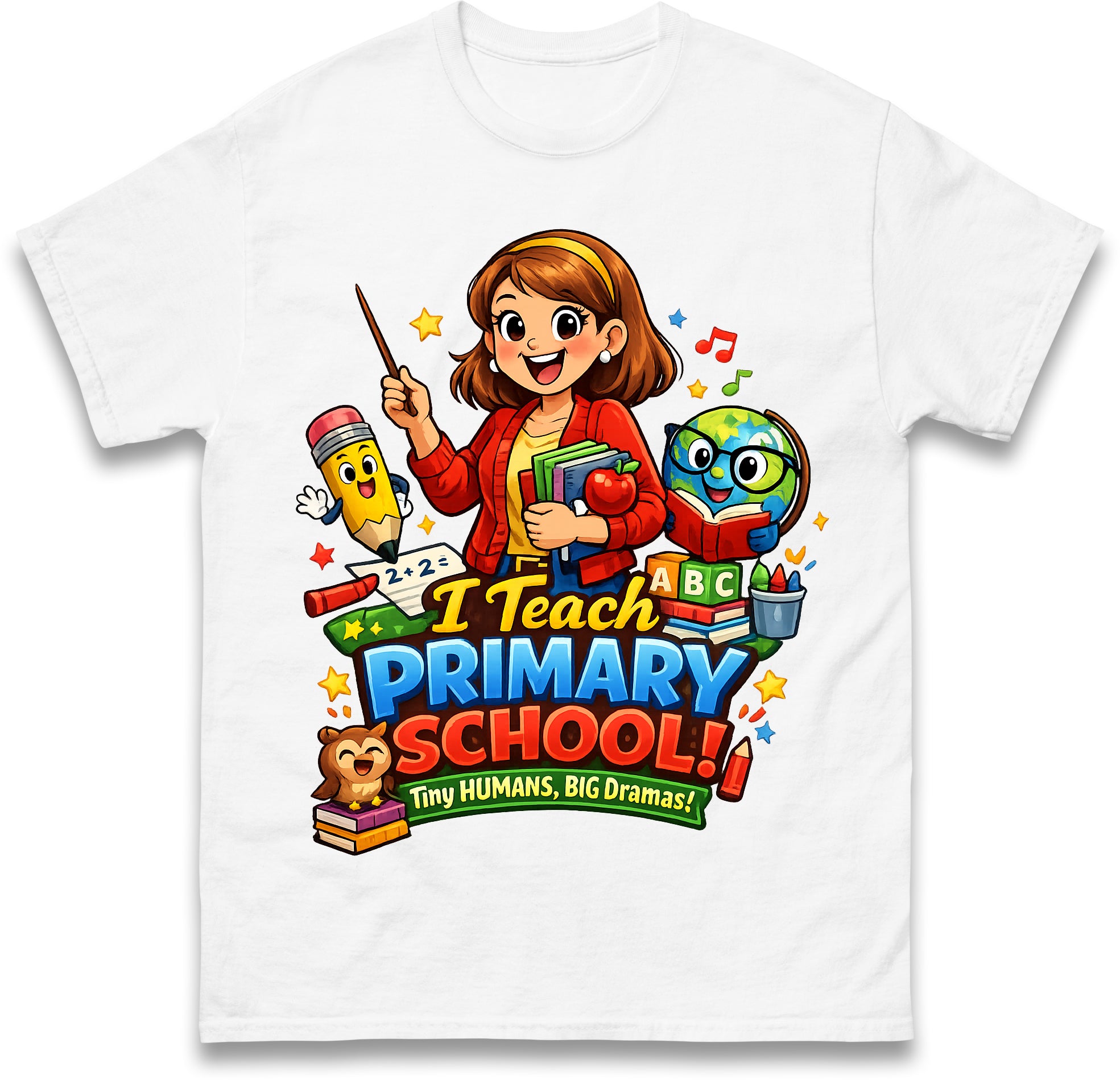 I Teach Primary School T Shirt Tshirt Mens Womens Unisex Tops Tees L
I Teach Primary School T Shirt Tshirt Mens Womens Unisex Tops Tees L