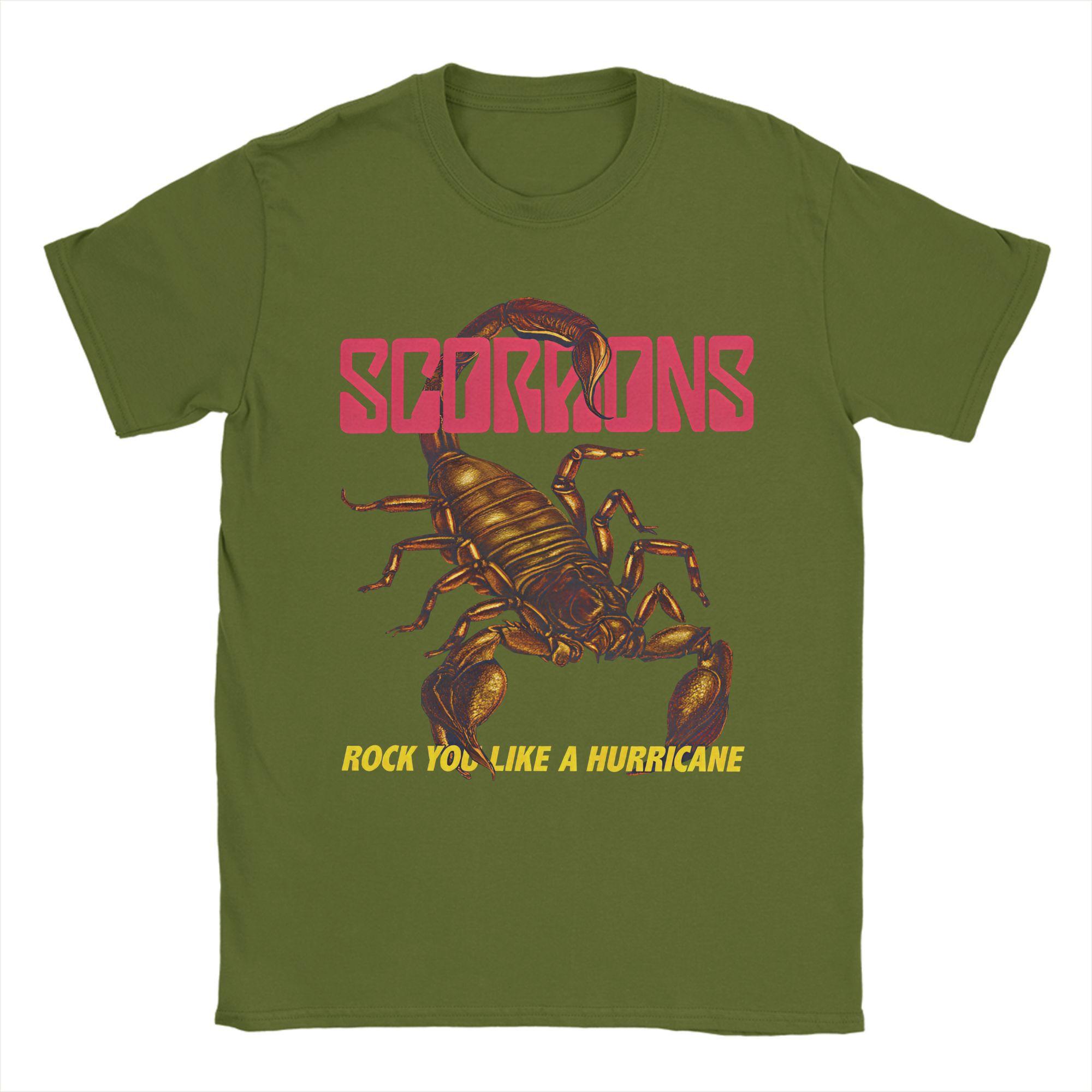 Scorpions Heavy Metal Rock Band T Shirt Summer Street Style T-Shirts Cotton Trending Tshirt For Men s Short-Sleeved Top Tees 4XL
Scorpions Heavy Metal Rock Band T Shirt Summer Street Style T-Shirts Cotton Trending Tshirt For Men s Short-Sleeved Top Tees 4XL