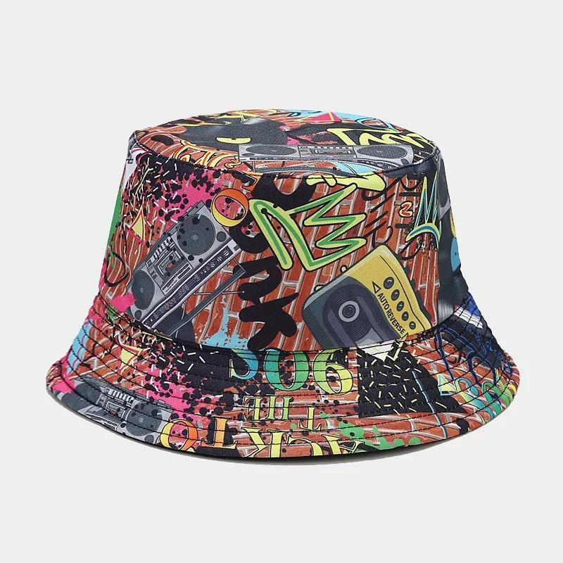 Spring and Summer Cotton Cartoon Print Bucket Hat Fisherman Hat Outdoor Travel Sun Cap For Men And Women 112 56-58cm wear
Spring and Summer Cotton Cartoon Print Bucket Hat Fisherman Hat Outdoor Travel Sun Cap For Men And Women 112 56-58cm wear