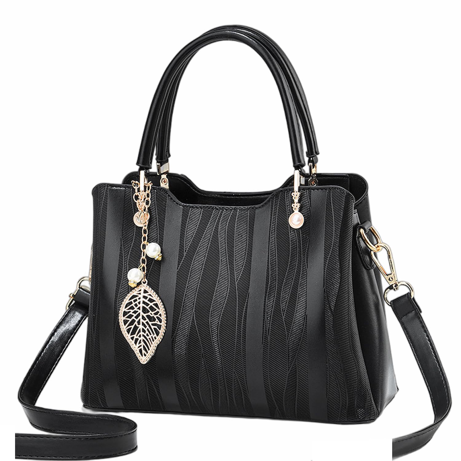 Welltude Women s Handbag, Shoulder Bag, Crossbody Bag, Perfect for Commuting, Freestanding (Black)
Welltude Women s Handbag, Shoulder Bag, Crossbody Bag, Perfect for Commuting, Freestanding (Black)