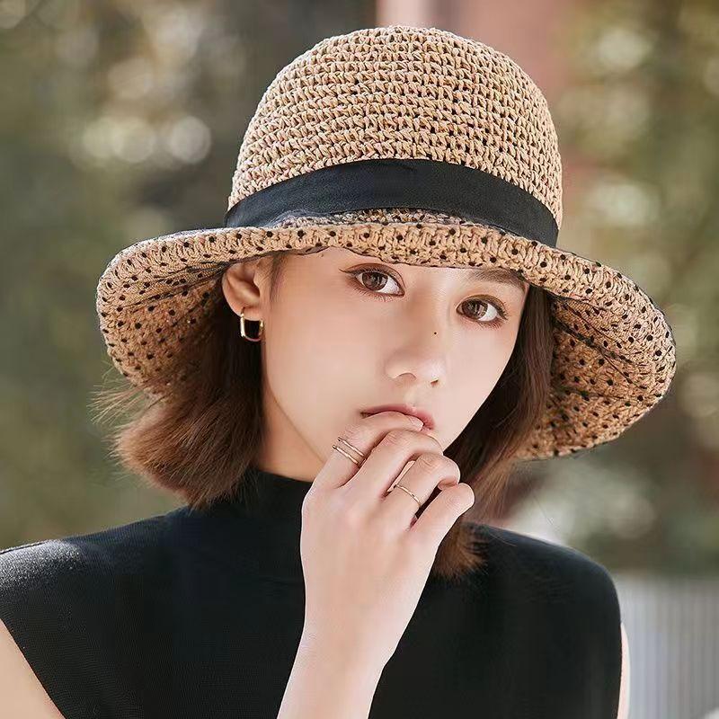 New sunshade bucket hat travel vacation spring and summer sun protection hollow gauze beach hat children straw hat Adjustable
New sunshade bucket hat travel vacation spring and summer sun protection hollow gauze beach hat children straw hat Adjustable