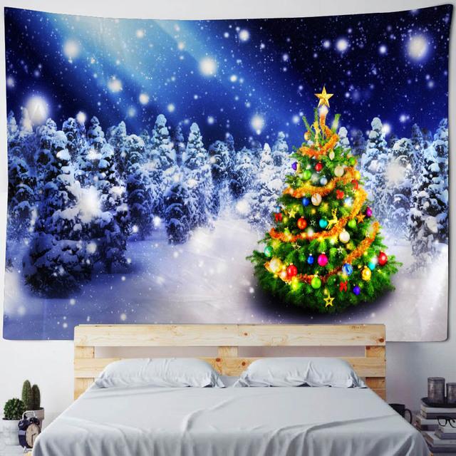 Рождественская елка, лес, снег, гобелен, подвесная ткань, новогодний подарок, настенная подвеска в комнате, богемный стиль, спальня, украшение для дома 150x130cm
Рождественская елка, лес, снег, гобелен, подвесная ткань, новогодний подарок, настенная подвеска в комнате, богемный стиль, спальня, украшение для дома 150x130cm