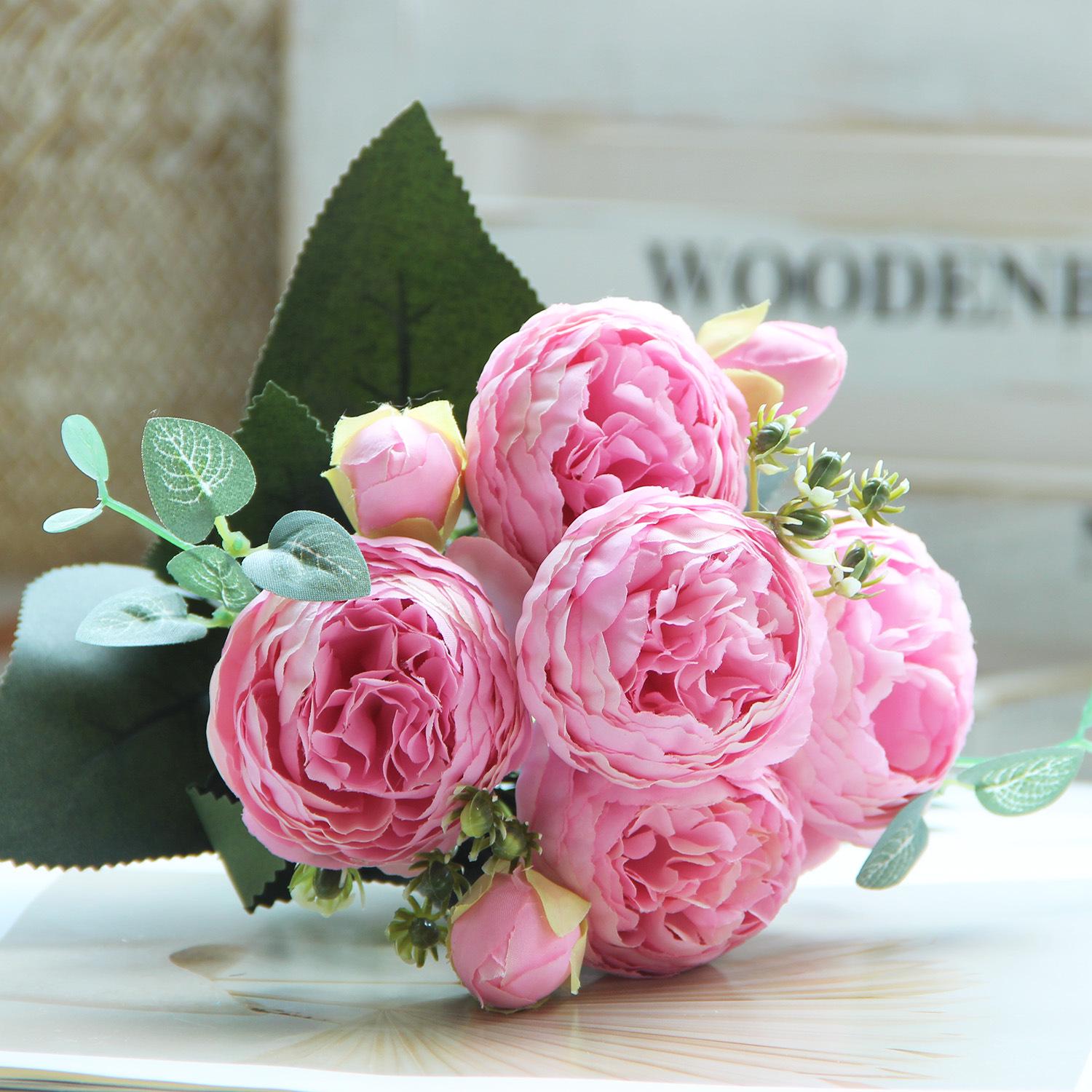 Korean Style Peony & Phalaenopsis Artificial Flower Bouquet - Home Wedding Decor
Korean Style Peony & Phalaenopsis Artificial Flower Bouquet - Home Wedding Decor