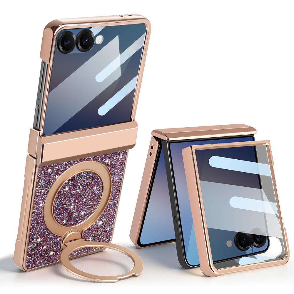 Magnetic 360Stand Anti-peeping Glass Film PU Leather Phone Case for Samsung Galaxy Z Flip 7 6 Flip6 Flip7 Hinge Protection Cover Galaxy Z Flip6
Magnetic 360Stand Anti-peeping Glass Film PU Leather Phone Case for Samsung Galaxy Z Flip 7 6 Flip6 Flip7 Hinge Protection Cover Galaxy Z Flip6