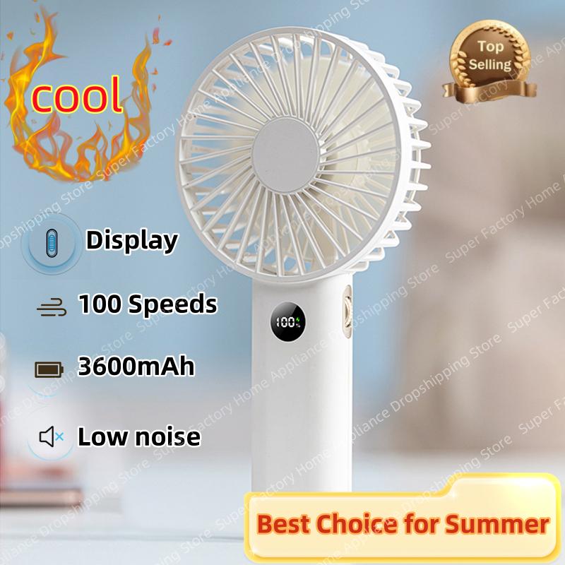 3600mAh Handheld Personal Fan Portable Mini USB Hand Fan Rechargeable Mini Fan with Stepless Speed Control Display Nightligh New белый
3600mAh Handheld Personal Fan Portable Mini USB Hand Fan Rechargeable Mini Fan with Stepless Speed Control Display Nightligh New белый