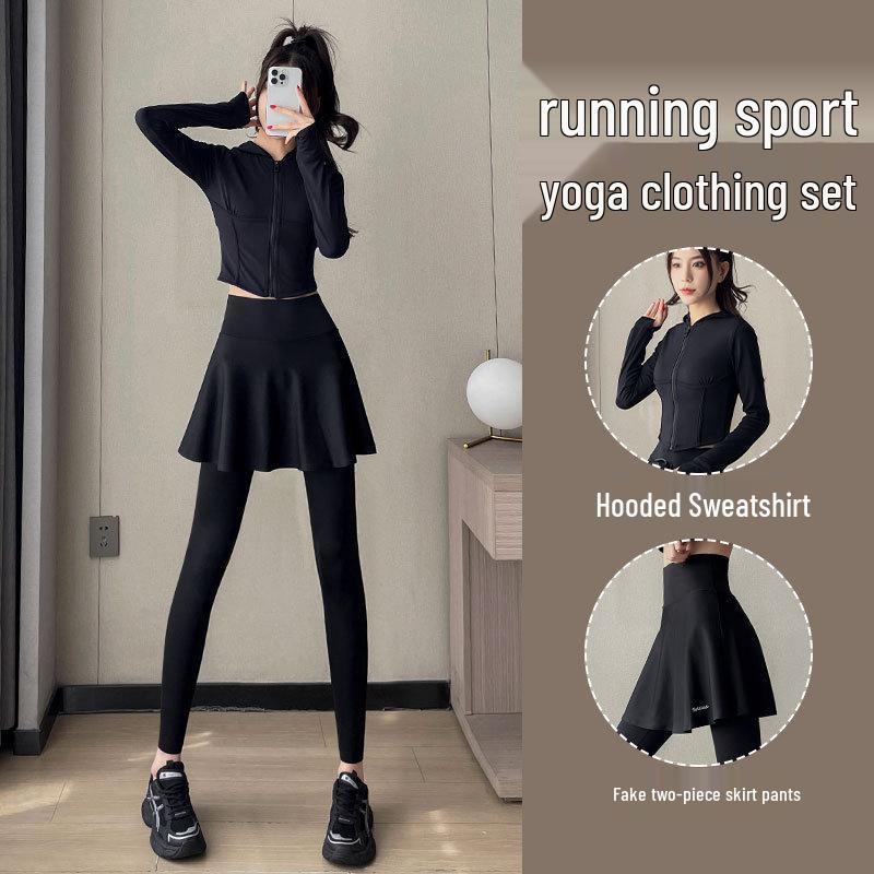Women s 2024 High-End Yoga Set: Advanced Morning Run Jacket, Fitness Skirt, and Running Pants for Autumn/Winter XL
Women s 2024 High-End Yoga Set: Advanced Morning Run Jacket, Fitness Skirt, and Running Pants for Autumn/Winter XL