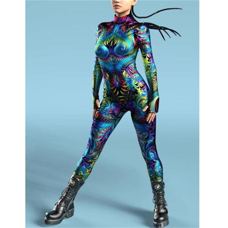 Цветной женский комбинезон Zentai для боди Trippy Costume с молнией спереди, эластичный комбинезон Rave Festival, обтягивающий комбинезон для косплея S
Цветной женский комбинезон Zentai для боди Trippy Costume с молнией спереди, эластичный комбинезон Rave Festival, обтягивающий комбинезон для косплея S