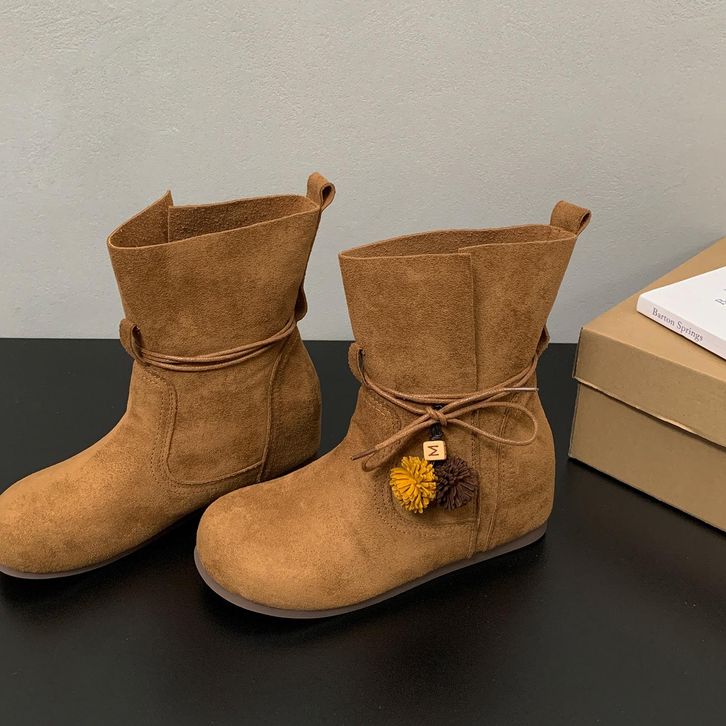 Maillard retro brown flat-bottomed inner height-increasing boots women s 2025 new autumn with skirt and thin Birkenstock short boots 35
Maillard retro brown flat-bottomed inner height-increasing boots women s 2025 new autumn with skirt and thin Birkenstock short boots 35